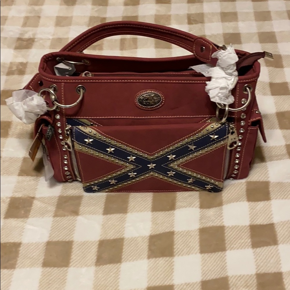 NWT Montana West Rebel Flag Conceal Carry Set